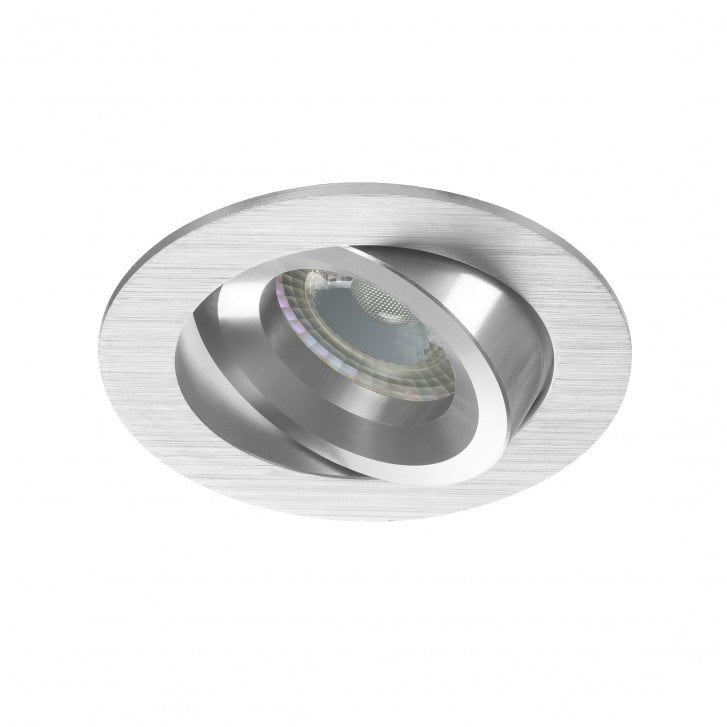 LED Inbouwspot Hedda - Dimbaar - Geborsteld Aluminium - Outledtl.nl